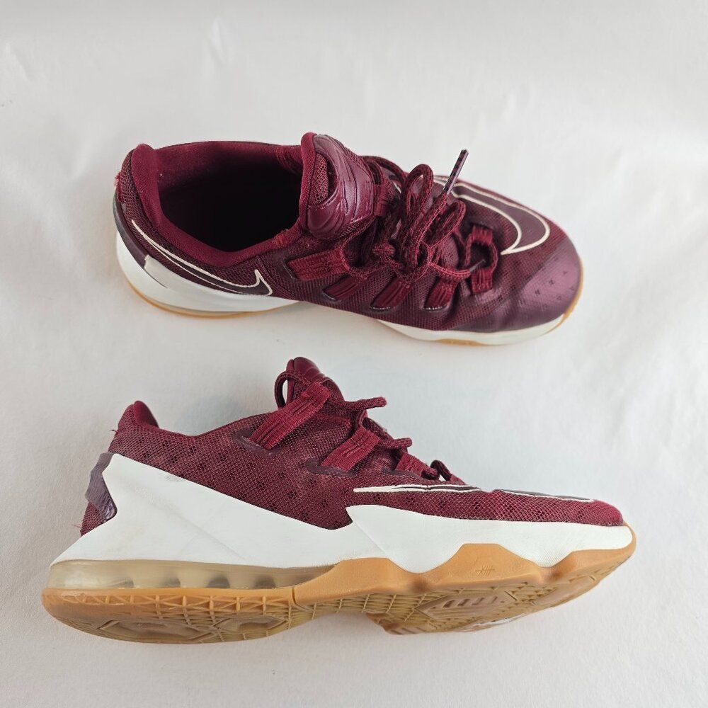 Nike Air Max LeBron 13 XIII Mens Size 8 Basketball Sneakers Shoes Maroon Cavs